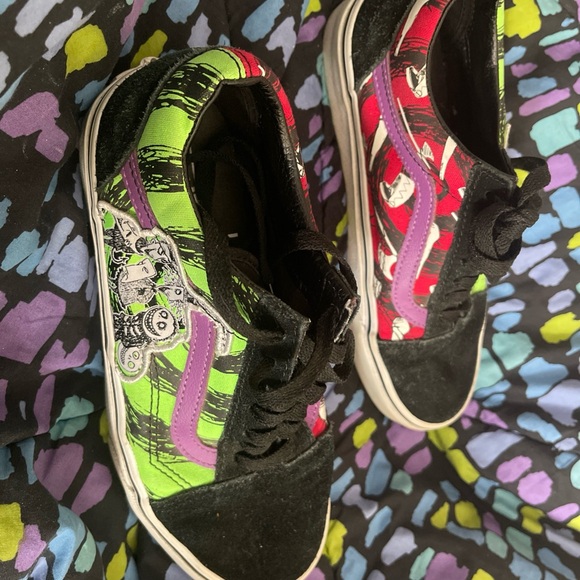 Vans Kids Sneakers Disney Nightmare Before Christmas Men’s 4.5 and Women’s 6 - Picture 6 of 9